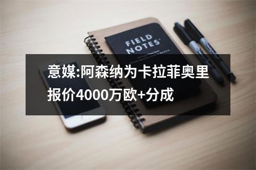 意媒:阿森纳为卡拉菲奥里报价4000万欧+分成