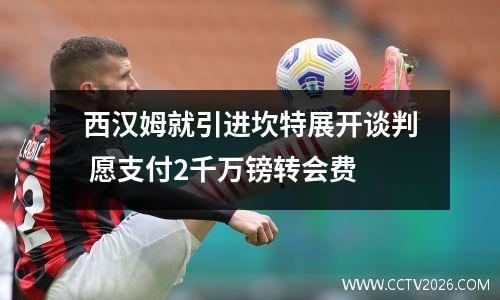 西汉姆就引进坎特展开谈判 愿支付2千万镑转会费