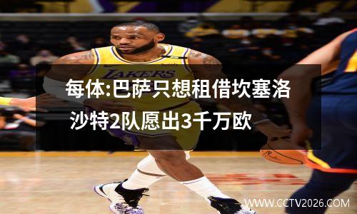 每体:巴萨只想租借坎塞洛 沙特2队愿出3千万欧