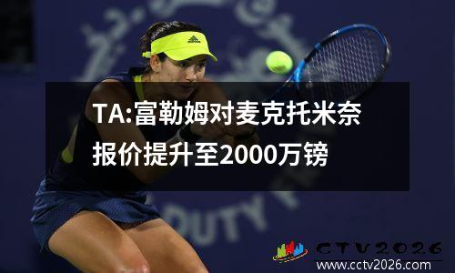 TA:富勒姆对麦克托米奈报价提升至2000万镑