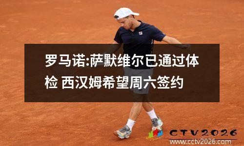 罗马诺:萨默维尔已通过体检 西汉姆希望周六签约