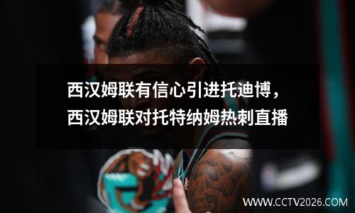 西汉姆联有信心引进托迪博，西汉姆联对托特纳姆热刺直播