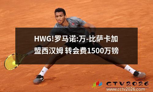 HWG!罗马诺:万-比萨卡加盟西汉姆 转会费1500万镑