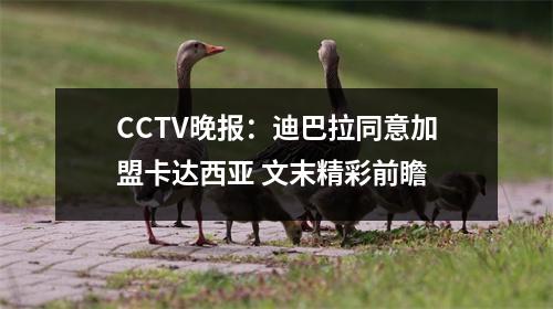 CCTV晚报：迪巴拉同意加盟卡达西亚 文末精彩前瞻