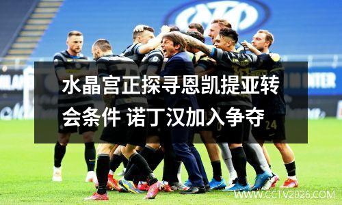 水晶宫正探寻恩凯提亚转会条件 诺丁汉加入争夺