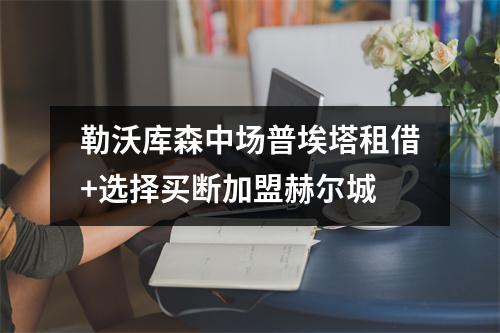 勒沃库森中场普埃塔租借+选择买断加盟赫尔城