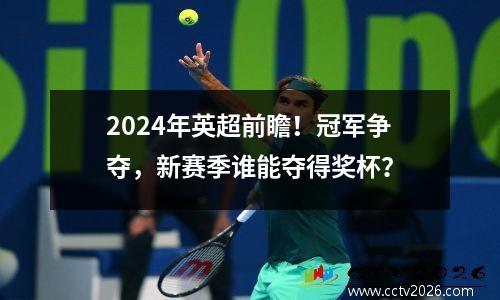 2024年英超前瞻！冠军争夺，新赛季谁能夺得奖杯？