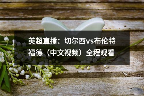 英超直播：切尔西vs布伦特福德（中文视频）全程观看