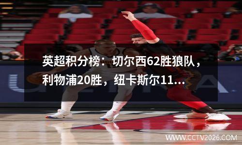 英超积分榜：切尔西62胜狼队，利物浦20胜，纽卡斯尔11平