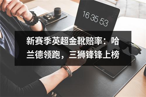新赛季英超金靴赔率：哈兰德领跑，三狮锋锋上榜
