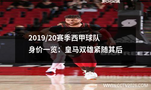 2019/20赛季西甲球队身价一览：皇马双雄紧随其后