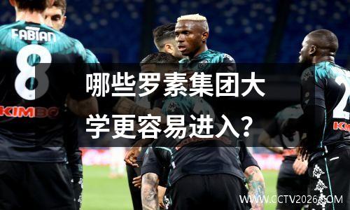 哪些罗素集团大学更容易进入？