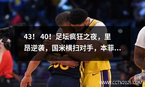 43！ 40！足坛疯狂之夜，里昂逆袭，国米横扫对手，本菲卡追平