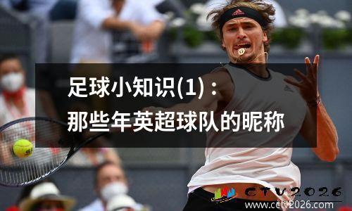 足球小知识(1) : 那些年英超球队的昵称