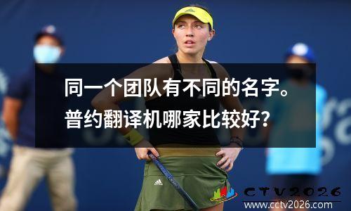 同一个团队有不同的名字。普约翻译机哪家比较好？