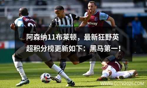 阿森纳11布莱顿，最新狂野英超积分榜更新如下：黑马第一！