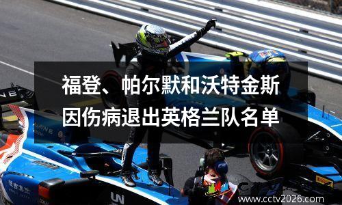 福登、帕尔默和沃特金斯因伤病退出英格兰队名单