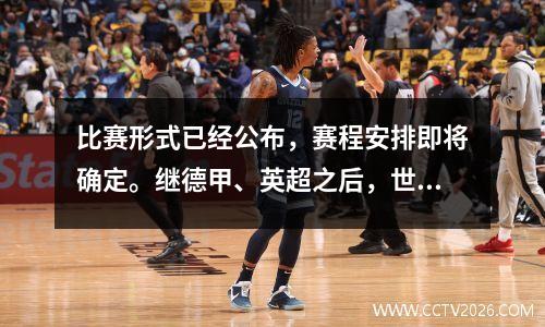 比赛形式已经公布，赛程安排即将确定。继德甲、英超之后，世界第六联赛中超联赛即将回归。