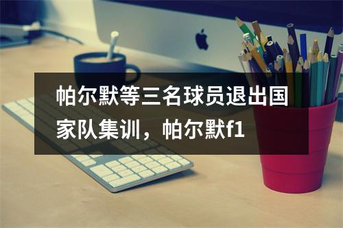 帕尔默等三名球员退出国家队集训，帕尔默f1