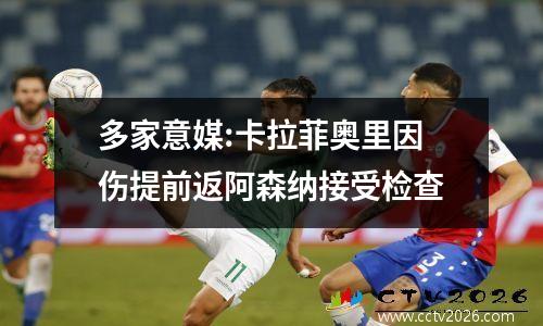多家意媒:卡拉菲奥里因伤提前返阿森纳接受检查