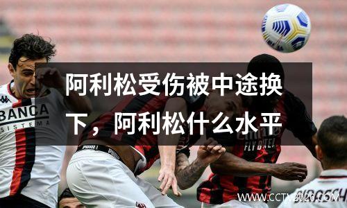 阿利松受伤被中途换下，阿利松什么水平
