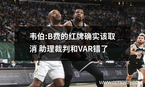 韦伯:B费的红牌确实该取消 助理裁判和VAR错了