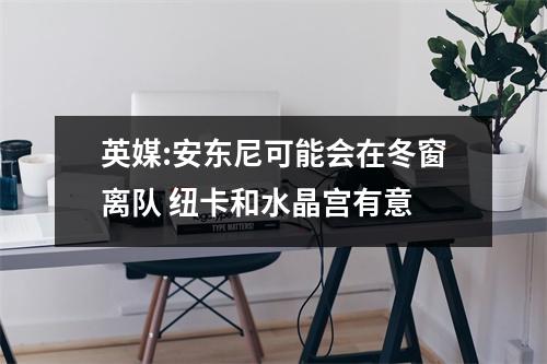 英媒:安东尼可能会在冬窗离队 纽卡和水晶宫有意