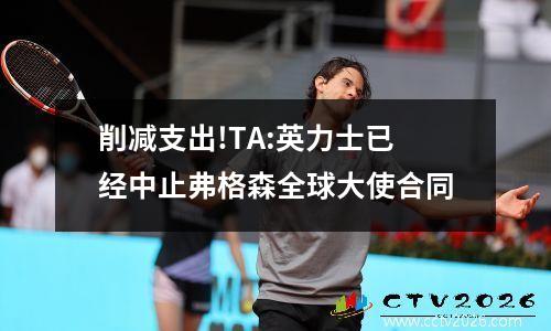 削减支出!TA:英力士已经中止弗格森全球大使合同