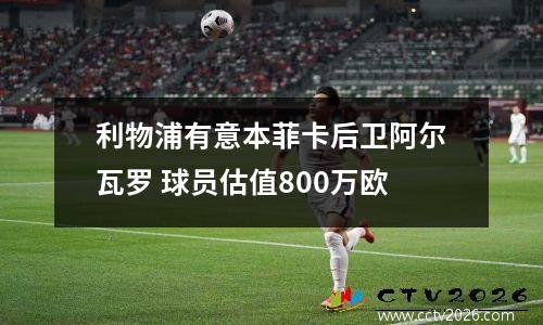 利物浦有意本菲卡后卫阿尔瓦罗 球员估值800万欧