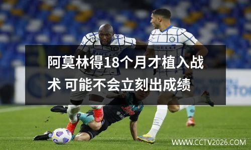 阿莫林得18个月才植入战术 可能不会立刻出成绩