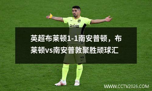 英超布莱顿1-1南安普顿，布莱顿vs南安普敦聚胜顽球汇