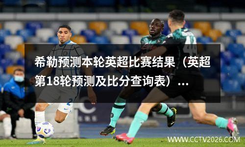 希勒预测本轮英超比赛结果（英超第18轮预测及比分查询表），英超展望