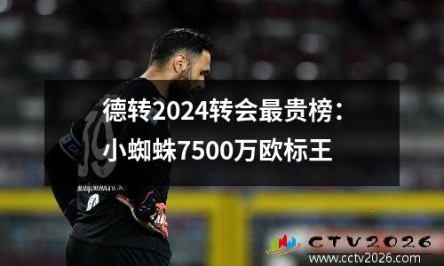 德转2024转会最贵榜：小蜘蛛7500万欧标王