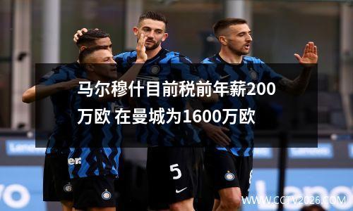 马尔穆什目前税前年薪200万欧 在曼城为1600万欧