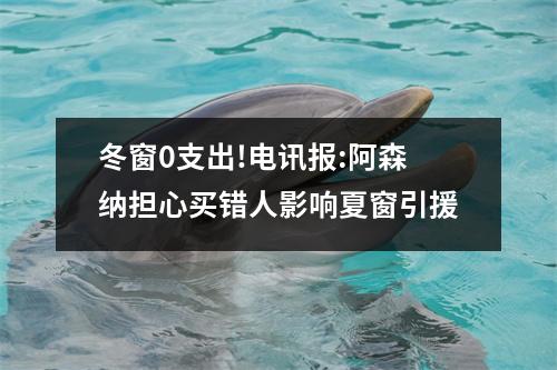 冬窗0支出!电讯报:阿森纳担心买错人影响夏窗引援