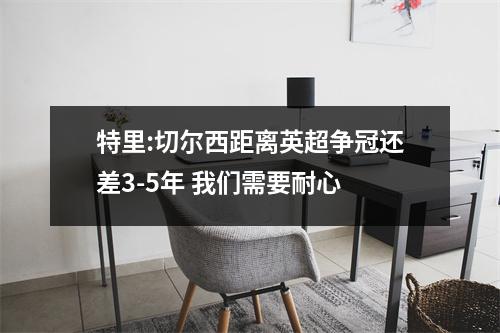 特里:切尔西距离英超争冠还差3-5年 我们需要耐心