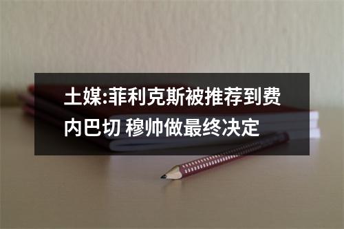 土媒:菲利克斯被推荐到费内巴切 穆帅做最终决定