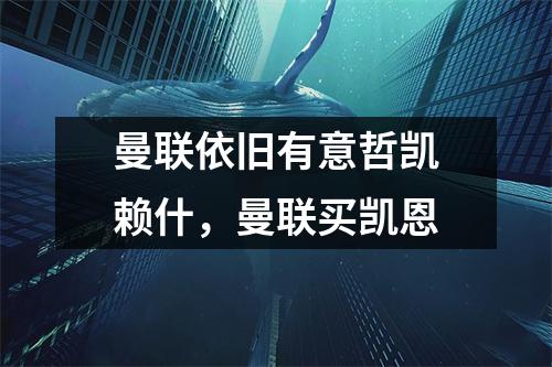 曼联依旧有意哲凯赖什，曼联买凯恩