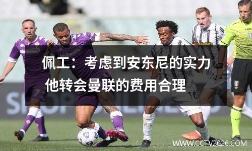 佩工：考虑到安东尼的实力 他转会曼联的费用合理