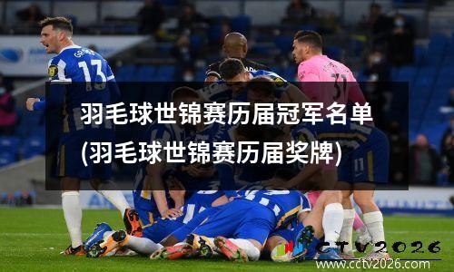 羽毛球世锦赛历届冠军名单(羽毛球世锦赛历届奖牌)