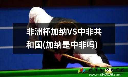 非洲杯加纳VS中非共和国(加纳是中非吗)