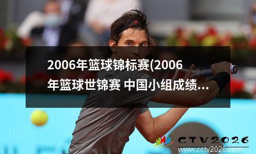 2006年篮球锦标赛(2006年篮球世锦赛 中国小组成绩)
