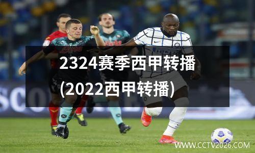 2324赛季西甲转播(2022西甲转播)