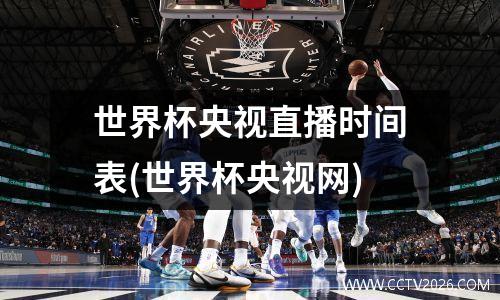 世界杯央视直播时间表(世界杯央视网)