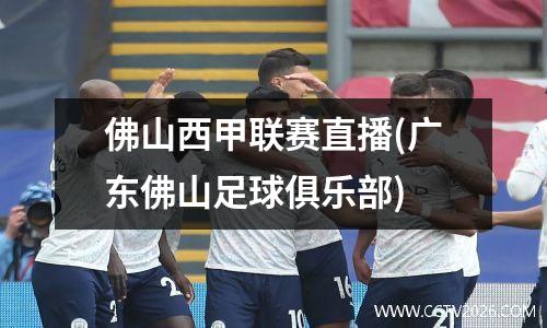 佛山西甲联赛直播(广东佛山足球俱乐部)