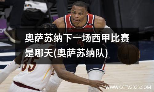 奥萨苏纳下一场西甲比赛是哪天(奥萨苏纳队)