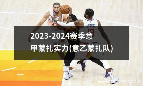 2023-2024赛季意甲蒙扎实力(意乙蒙扎队)
