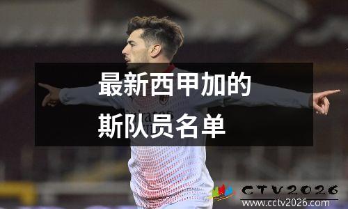 最新西甲加的斯队员名单