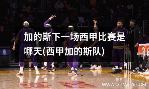 加的斯下一场西甲比赛是哪天(西甲加的斯队)