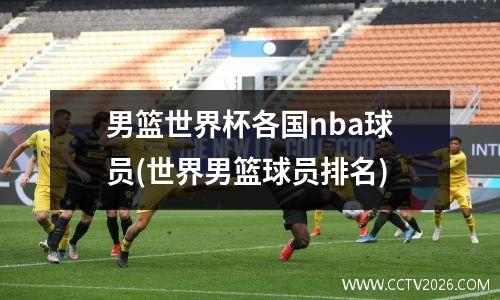 男篮世界杯各国nba球员(世界男篮球员排名)